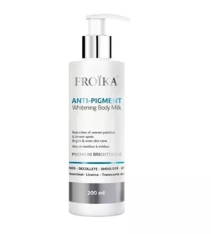 Anti-Pigment Whitening Body Milk, Froika (στα φαρμακεία)