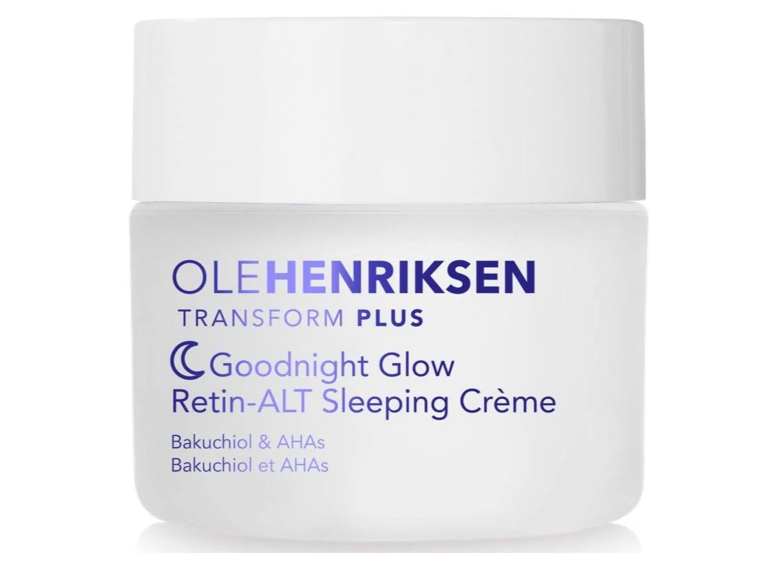 Κρέμα νυκτός με AHA και bakuchiol, Goodnight Glow Retin-ALT Sleeping Crème, Ole Henriksen (sephora.gr)
