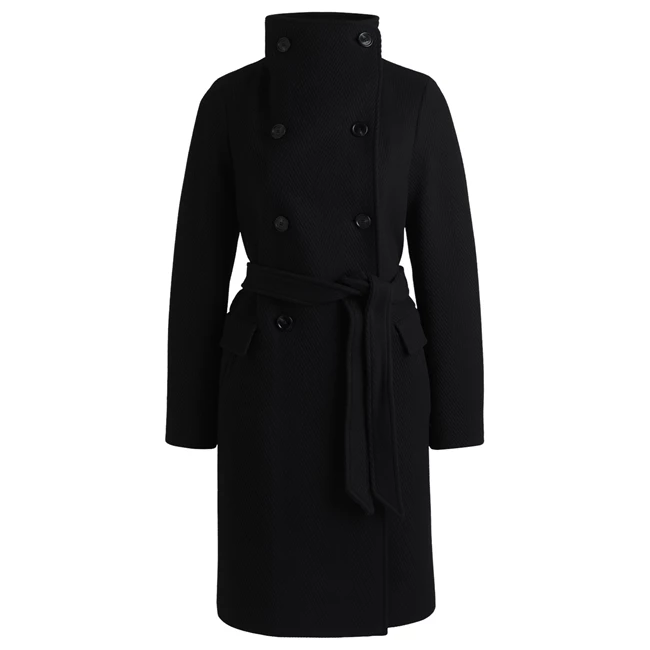 Μαύρο παλτό Boss