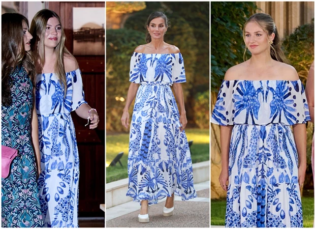 Sofia, Letizia και Leonor με το ίδιο φόρεμα