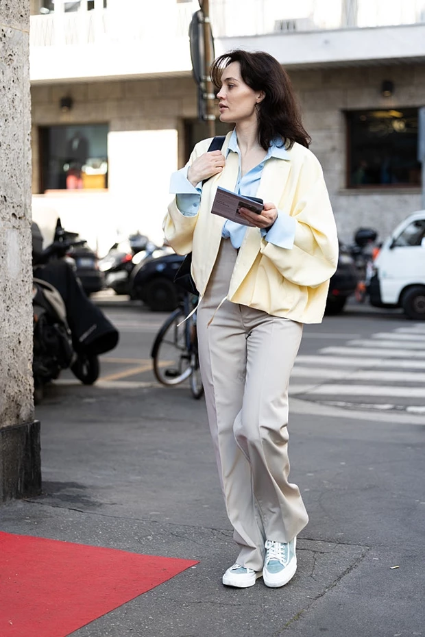 Pale yellow
