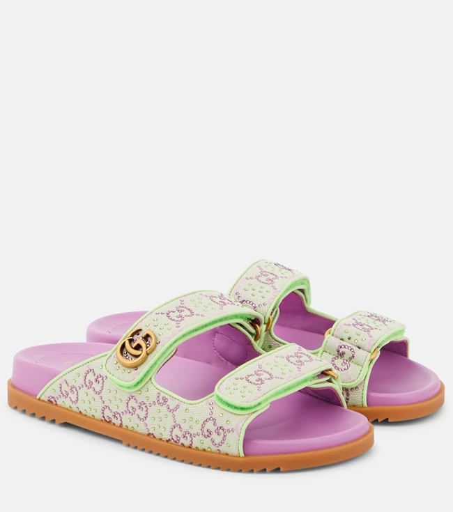 Φλατ σανδάλια GG, Gucci.