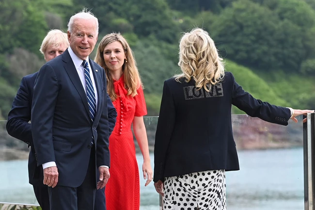 Jill Biden Carrie Johnson