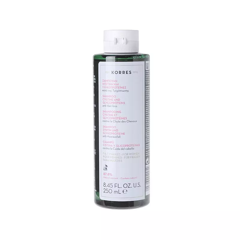 Σαμπουάν κατά της γυναικείας τριχόπτωσης, Shampoo Cystine and Glycoproteins, KORRES (στα φαρμακεία)