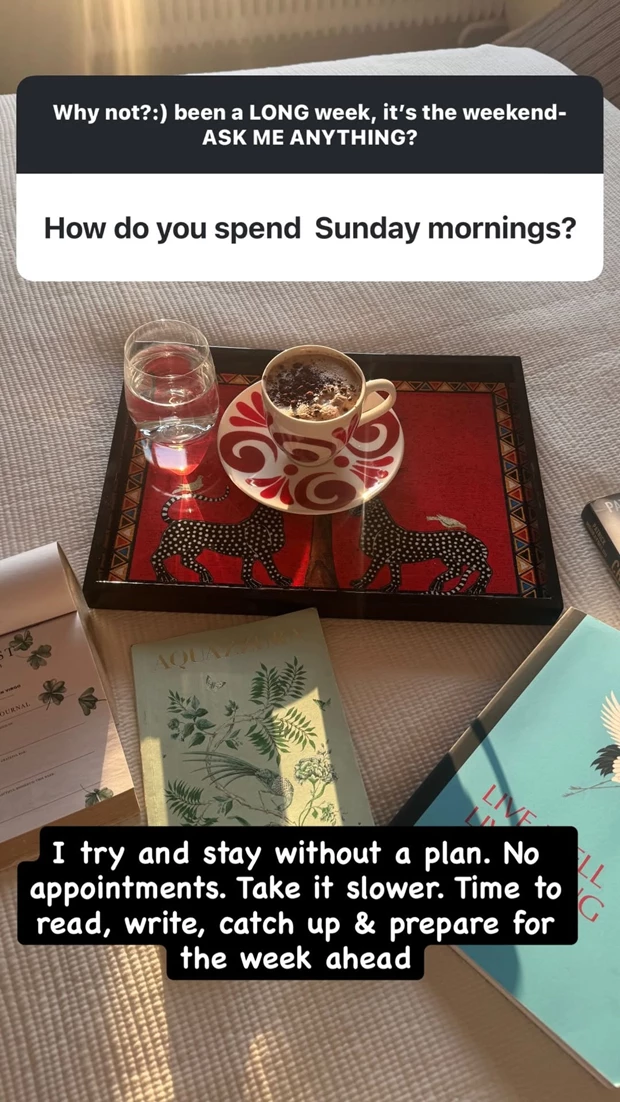 Πώς περνά τα κυριακάτικα πρωινά η Τατιάνα Μπλάτνικ;