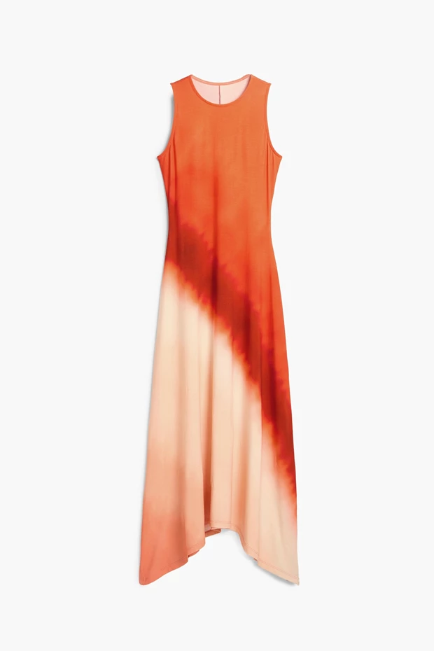 Desigual Gradient Asymmetric Midi Dress