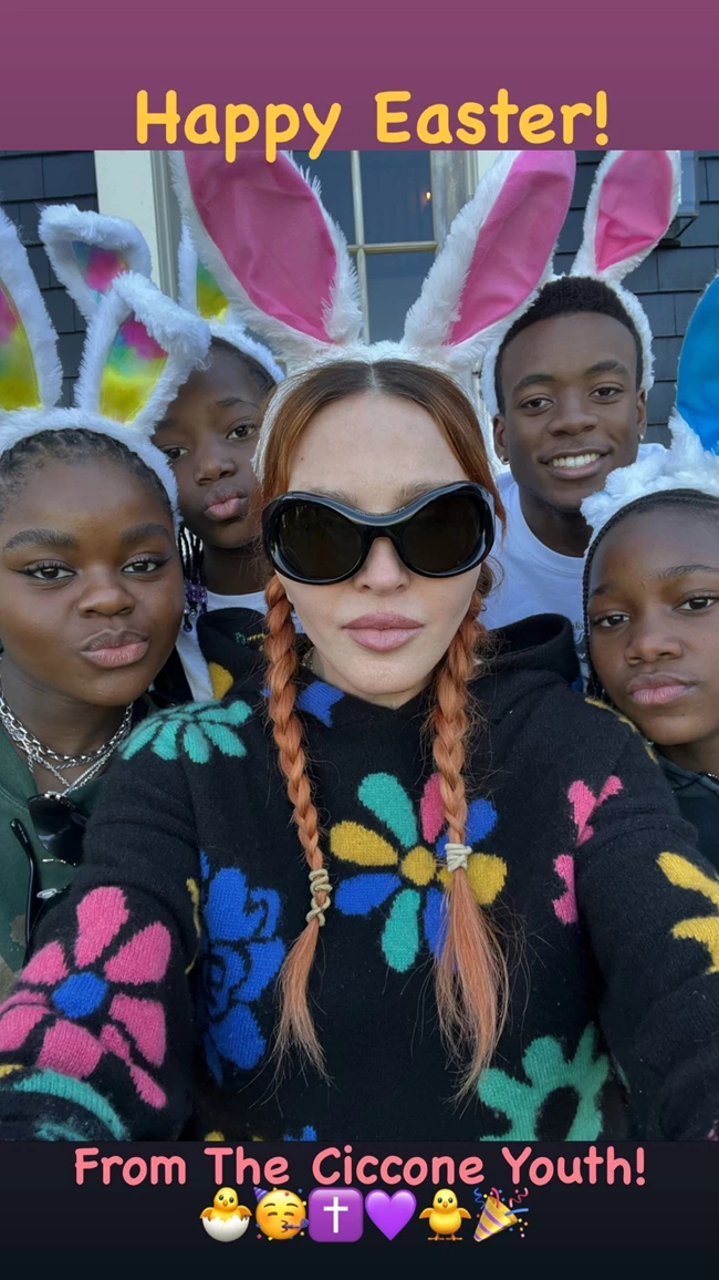 Madonna | Πέρασε το Πάσχα μαζί με τα παιδιά της