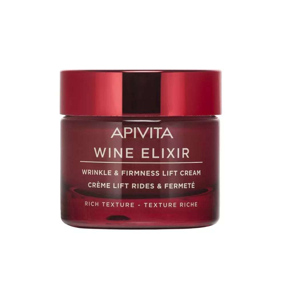 Wine Elixir Wrinkle & Firmness Lift Cream, APIVITA (στα φαρμακεία)