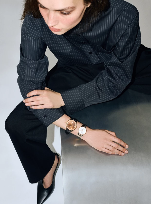 Editorial μόδας ρολόγια Harpers Bazaar Nov2025