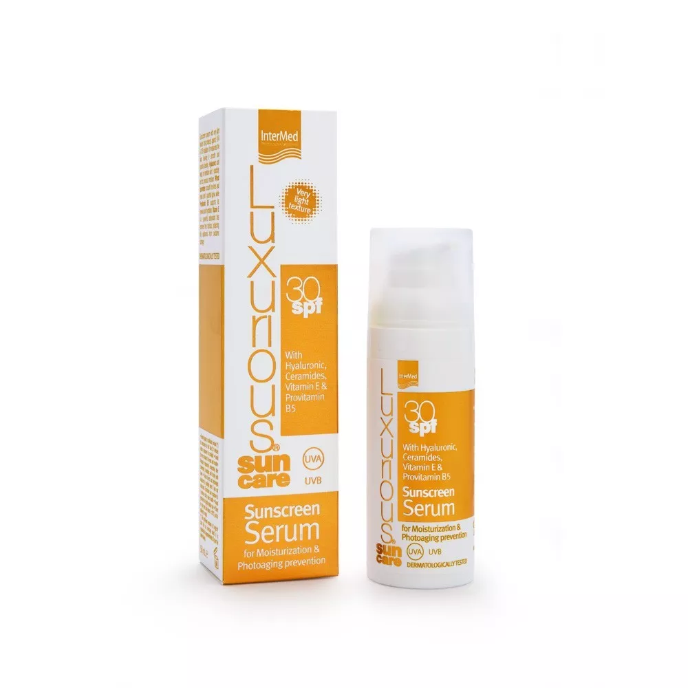 Luxurious Sun Care Sunscreen Face Serum SPF30, Intermed