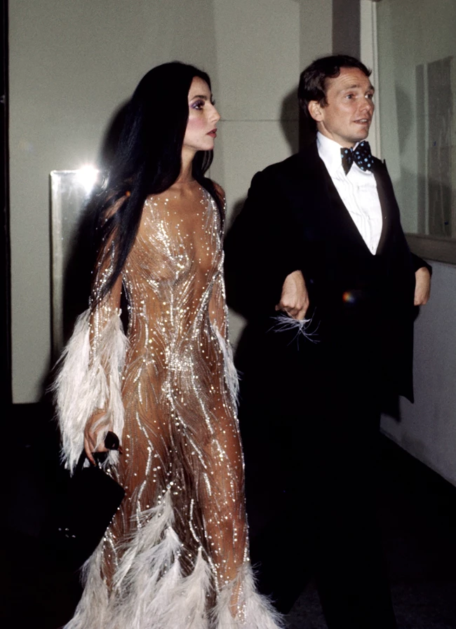 Bob Mackie and Cher