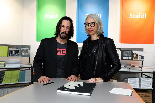 Alexandra Grant and Keanu Reeves