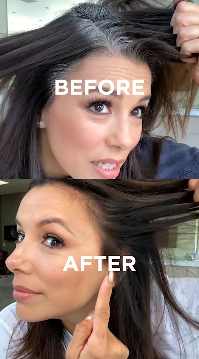 Η Eva Longoria δείχνει για πρώτη φορά τις γκρίζες ρίζες της