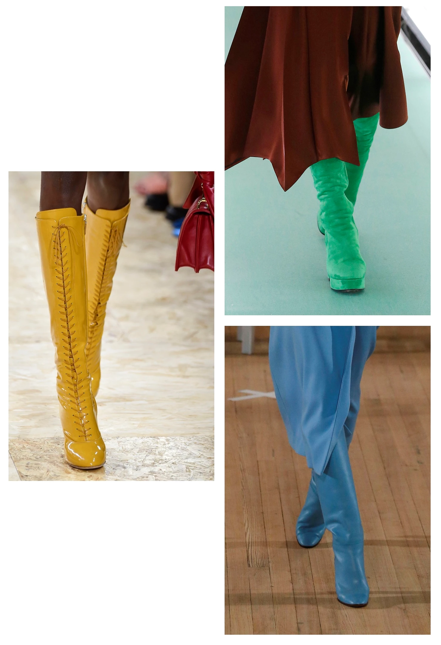 Μπότες σε έντονα χρώματα