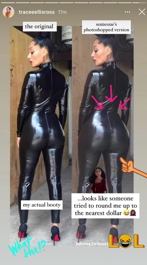 Η αντίδραση της Tracee Ellis Ross σε μια 'πειραγμένη' φωτογραφία της