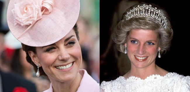 Kate Middleton and Diana