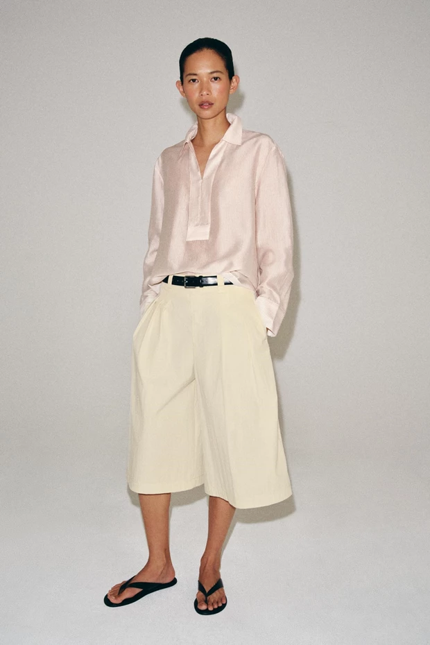 Ριγέ πουκάμισο ZW Collection, Zara.