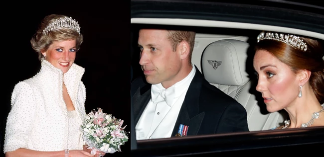 Diana and Kate Middleton