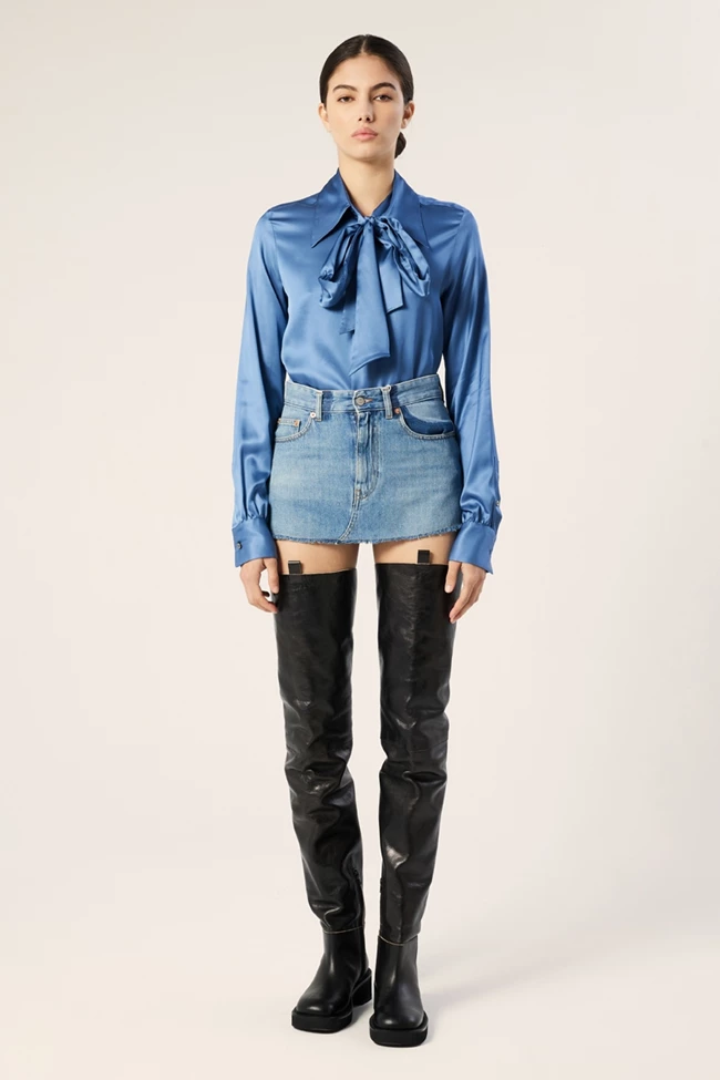 Mini denim skirt ΜΜ6 Maison Margiela