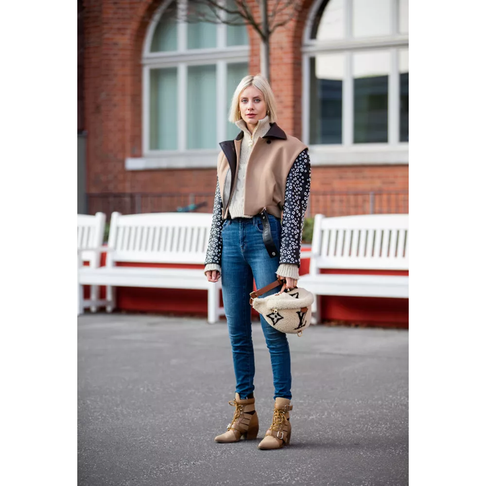 Ankle boots με skinny jeans