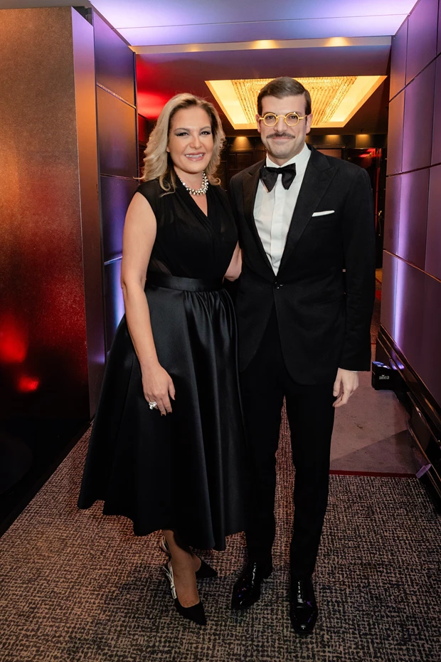 Ελένη Πατεράκη (Editor in Chief Harper's Bazaar Greece), Φίλιππος Τσαγκρίδης