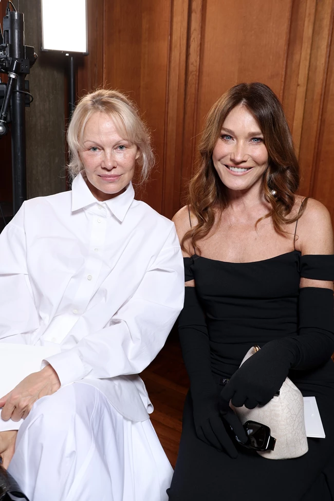 Pamela Anderson Carla Bruni