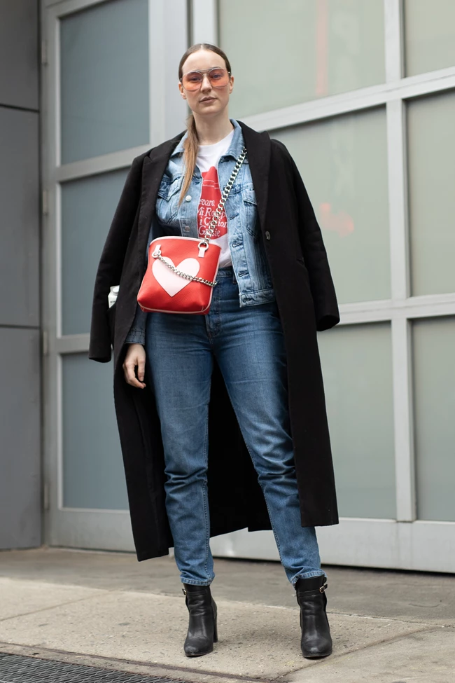 Straight leg jeans