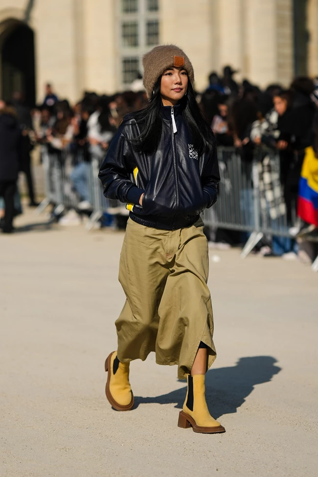 Street style look Εβδομάδα μόδας στο Παρίσι