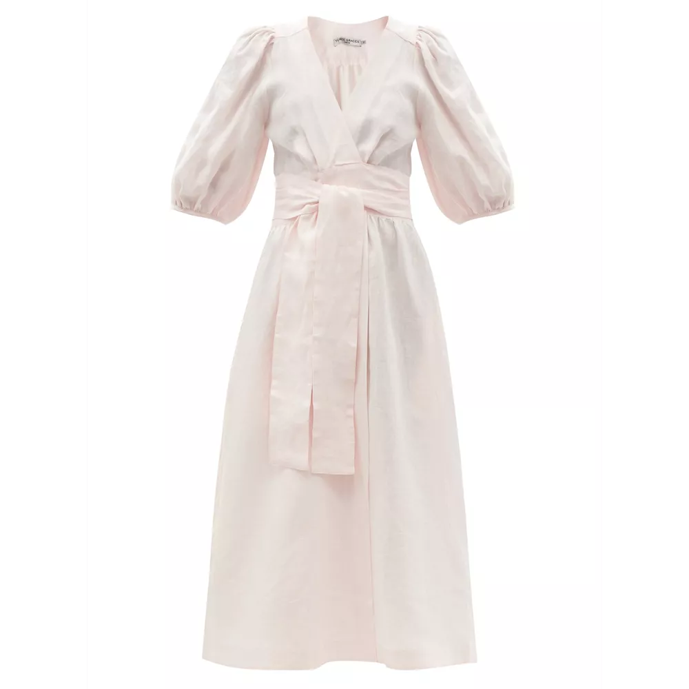 Puff-sleeve & wrap