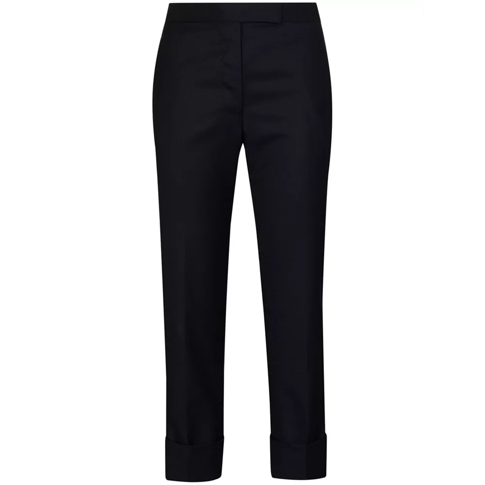 Cropped μαύρο παντελόνι