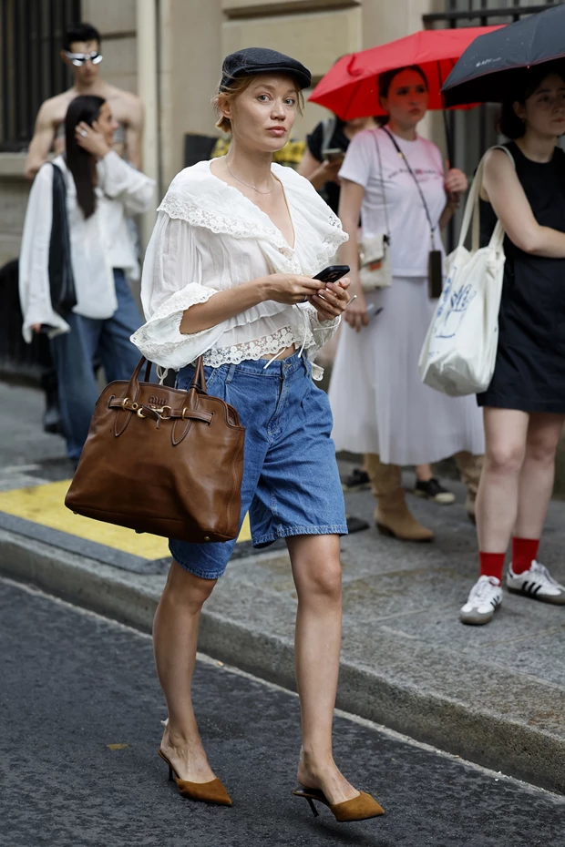 denim βερμούδα