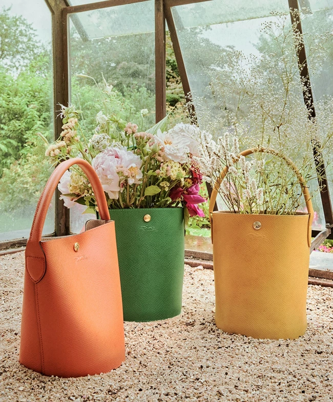 PLIAGE CUIR DE RUSSIE Longchamp