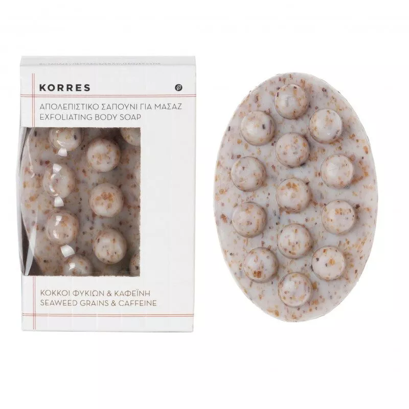 Σαπούνι για μασάζ, Algae Exfoliating Soap, KORRES (στα φαρμακεία)