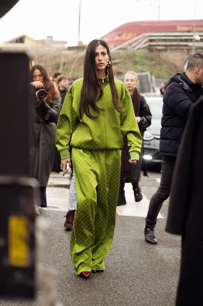 πράσινο street style