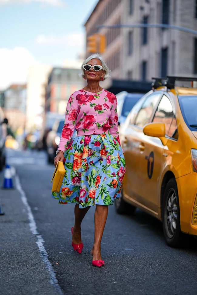 φλοράλ φούστες street style