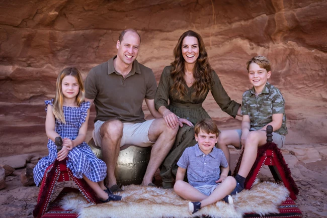 Kate Middleton, William, George, Charlotte, Louis