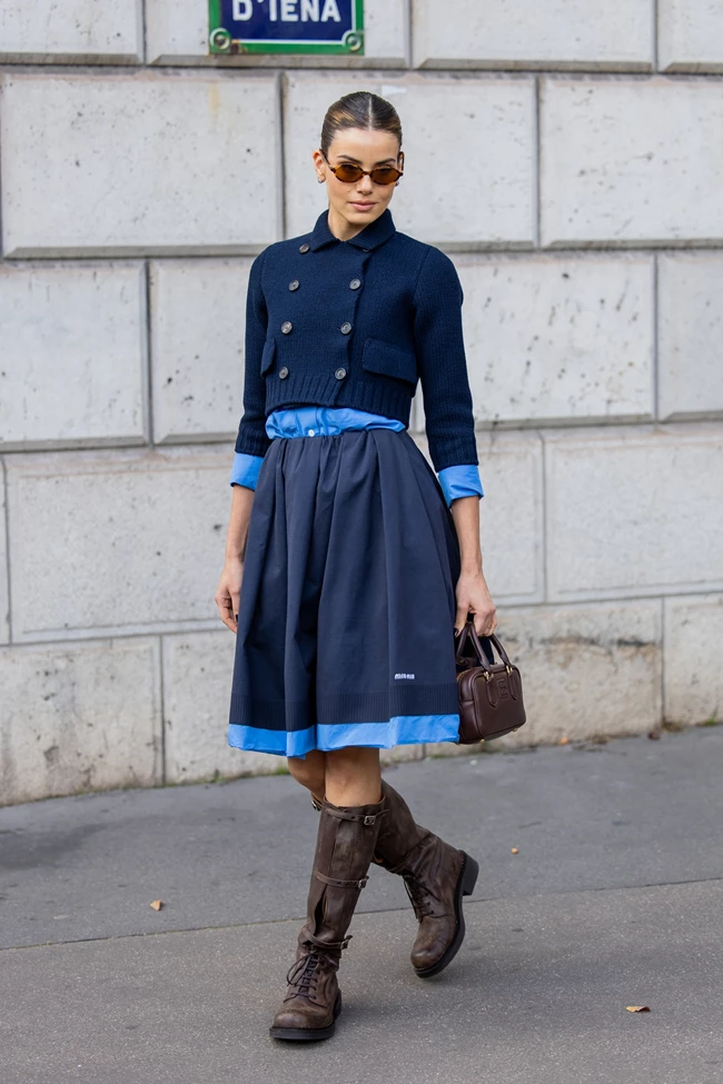 blue street style