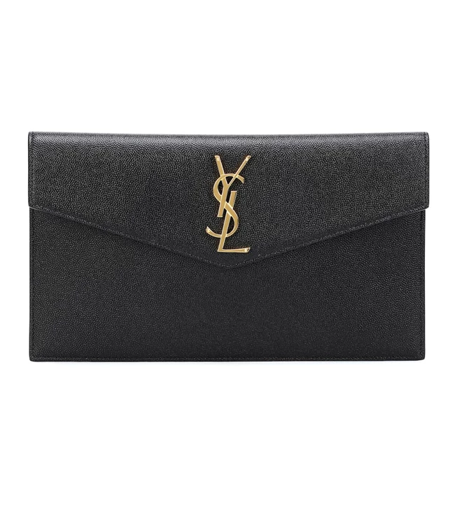 "Uptown" δερμάτινο clutch, Saint Laurent
