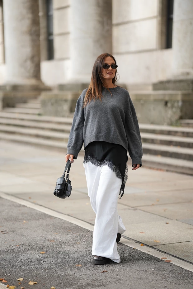 slip dress layering
