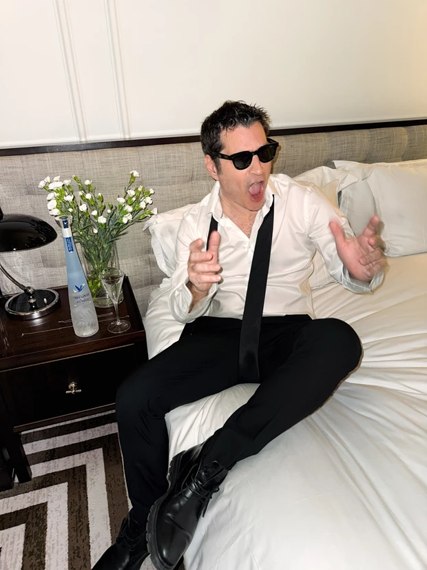 Ο Χριστόφορος Ππακαλιάτης σε pre-party διάθεση