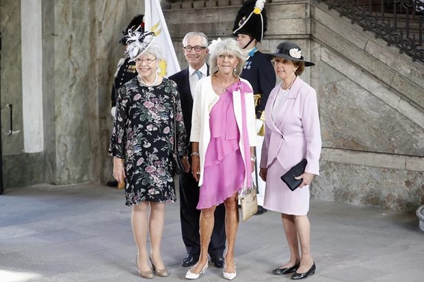 Princess Christina of Sweden, Tord Magnuson, Princess Birgitta of Sweden and Princess Desiree of Sweden