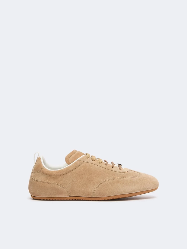 Suede sneakers Max Mara, Max Mara boutique.