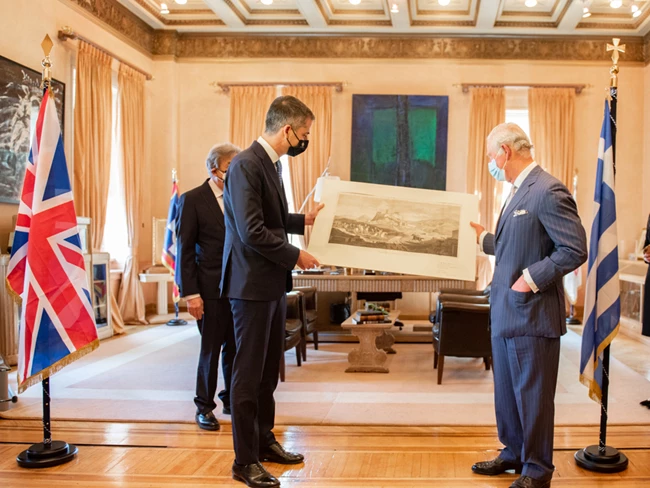 πρίγκιπας Κάρολος στην Αθήνα