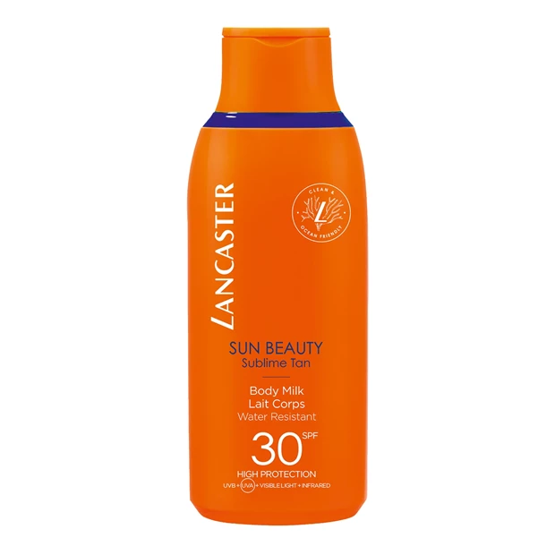 Αντηλιακό γαλάκτωμα σώματος Sun Beauty Sublime Tan Body Milk SPF 30 Lancaster, Hondos Center.