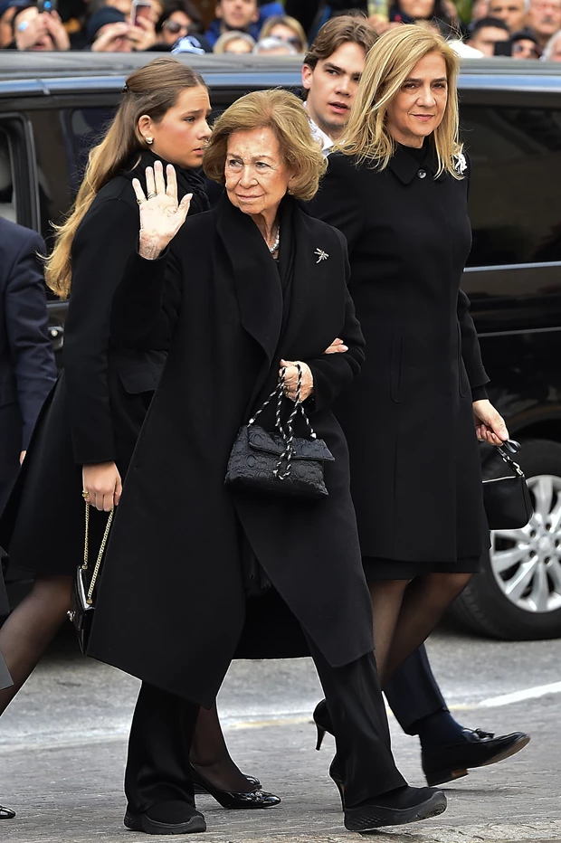 Η Σοφία της Ισπανίας με την Infanta Christina