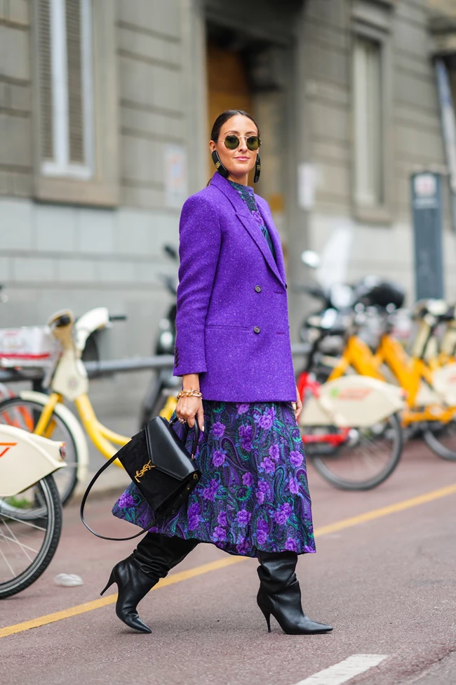 Winter Florals street style