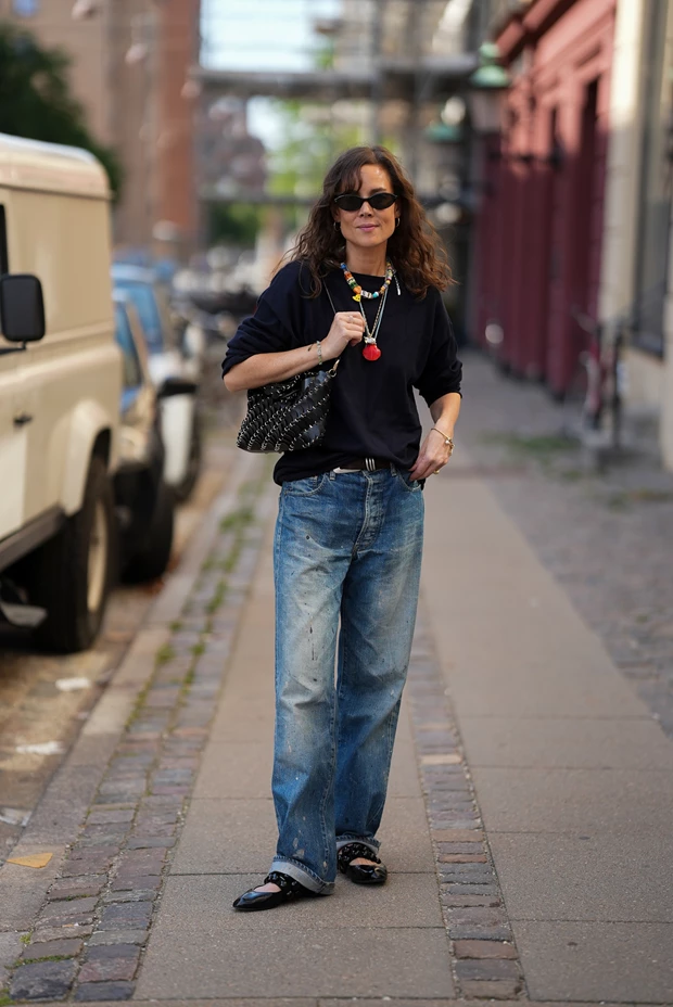 STREET STYLE LOOK: μπαλαρίνες με jeans