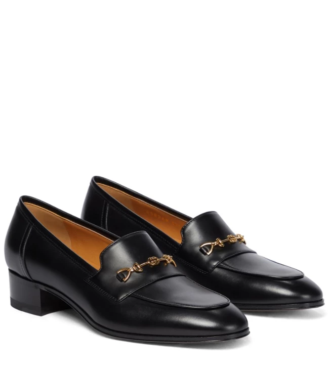 Horsebit δερμάτινα loafers, Gucci.