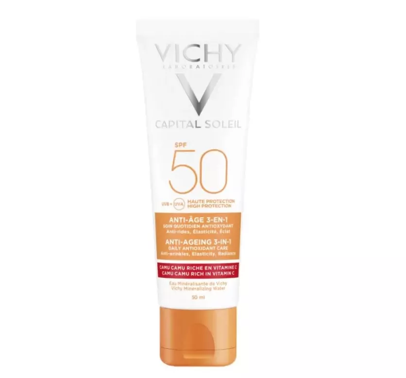 Ideal Soleil Anti-Ageing SPF50, Vichy (στα φαρμακεία)