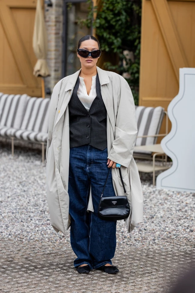 μπαλαρίνες & τζιν street style